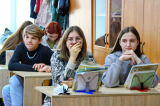 Встреча клирика храма с учащимися МБОУ БГО Борисоглебская СОШ №5.