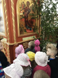 Воспитанника детского сада №7 посетил наш храм