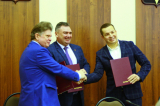 Протоиерей Виктор Цокало присутствовал при подписании Соглашения социального проекта.
