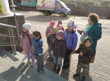 Храм посетили воспитанники детского сада. 
